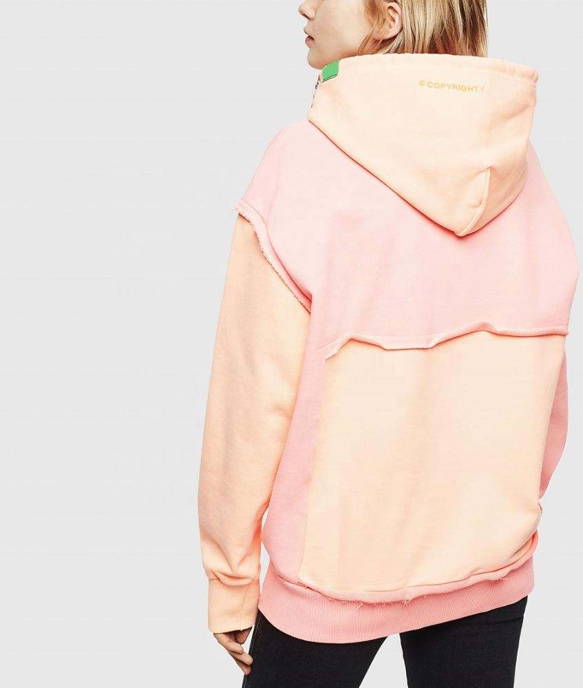 OEM v&yacute;robce Zak&aacute;zkov&aacute; Unisex Bavlna Distressed Velkoobchod Color Block Raw Edge Mikiny Mikina Pulovr