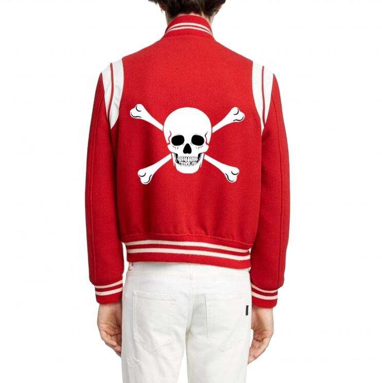 Чоловічий одяг високоякісного виробника OEM Оптова бейсбольна куртка для чоловіків