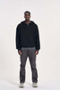 ຜູ້ຜະລິດ OEM 2022 Custom Pullovers 100% Cotton Plain Hoddies Men Washed Distressed Vintage Black Oversized Hoodies