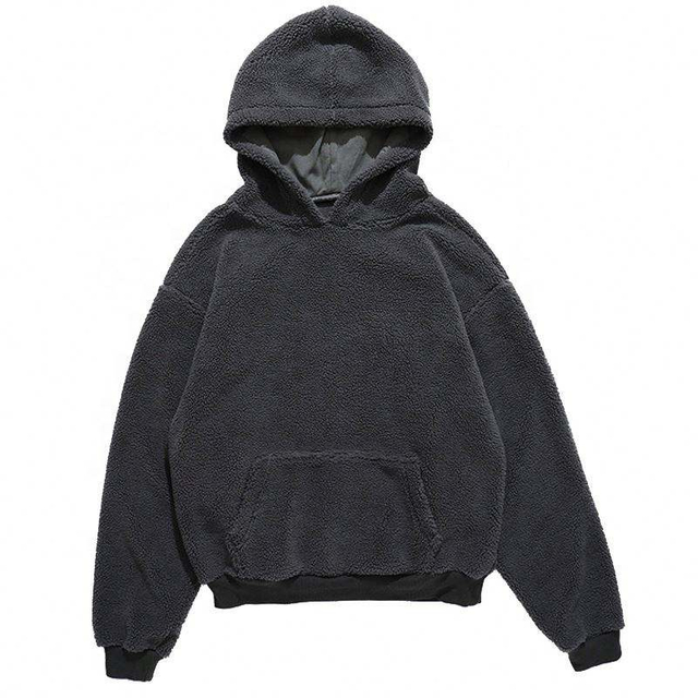 Fabricante OEM, sudadera con capucha de manga larga de gran tama&ntilde;o, estilo callejero de poli&eacute;ster polar de moda personalizada de alta calidad para hombres y mujeres