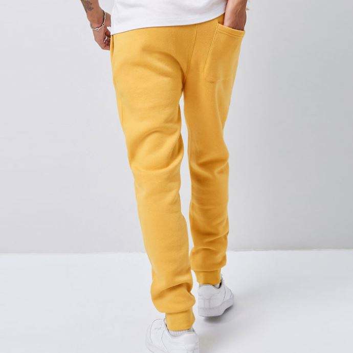 مصنع مخصص السراويل الرجال الرباط الخصر بلون الصوف الرجال عداء ببطء Sweatpants