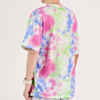 T-shirt personalizzata Oem T-shirt girocollo personalizzabile T-shirt a maniche corte con stampa tie-dye T-shirt da uomo in poliestere 100%
