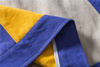 OEM gy&aacute;rt&oacute; egyedi f&eacute;rfi kontraszt sz&iacute;nű j&oacute;k&eacute;pű alkalmi hossz&uacute; ujj&uacute;, bő patchwork fut&oacute;kab&aacute;t