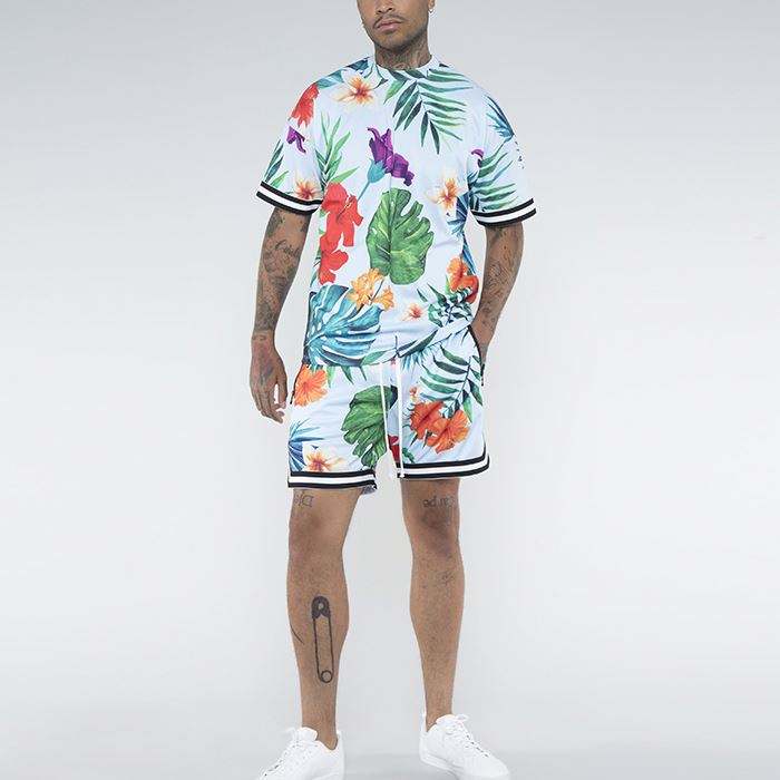 OEM بالجملة مطاطا الرباط الخصر الرجال شورت كرة السلة