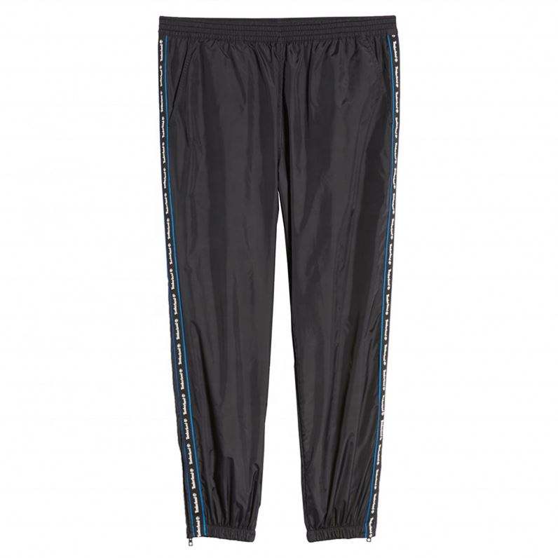 OEM Producent Engros Custom 100% Nylon Herret&oslash;j Tr&aelig;ningsbukser Sorte Windbreaker Bukser