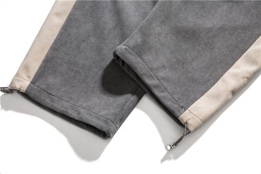 OEM-producent Brugerdefinerede bukser og bukser til m&aelig;nd Lige sidestribesyning Casual French Terry joggingbukser Bukser til m&aelig;nd