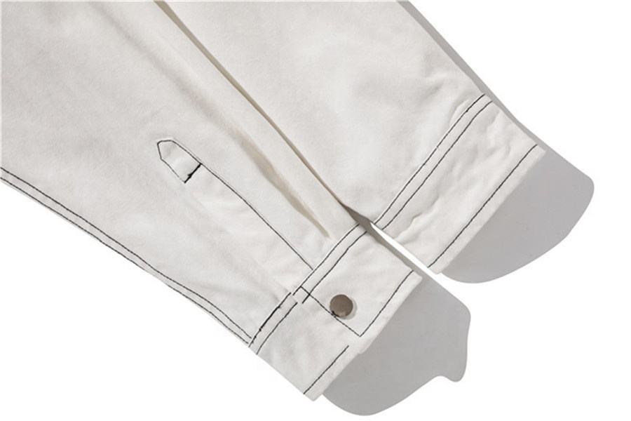 Giacca da servizio di alta qualit&agrave; con tasca in tinta unita da uomo alla moda personalizzata del produttore OEM