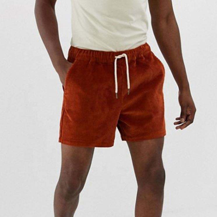 Vairumtirdzniecība izšuvumu kokvilnas aukliņu plāni šorti ar rūsas auklu