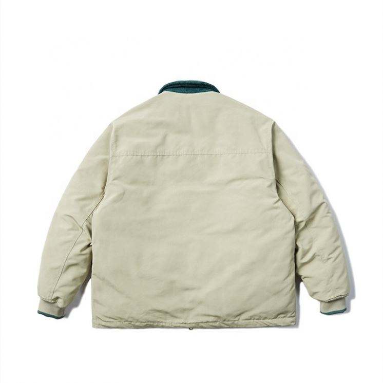 Oem V&yacute;robce Zak&aacute;zkov&aacute; p&aacute;nsk&aacute; p&eacute;řov&aacute; m&oacute;da Jednoduch&aacute; kontrastn&iacute; barva Proš&iacute;van&aacute; bunda větš&iacute; velikosti