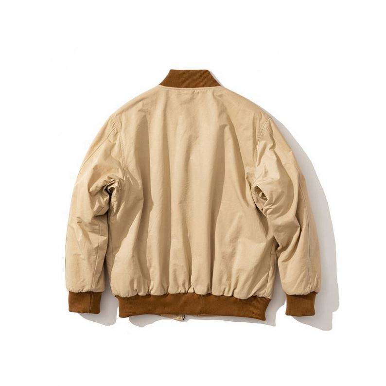 OEM-tillverkare Anpassad m&auml;ns stativkrage Casual lammdun baseballjacka