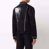 Veste en jean &agrave; manches longues pour hommes, fabricant Oem, nouveau Style, bombardier noir, mode, simple boutonnage, imprim&eacute; graphique