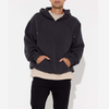 OEM-producent Custom Heavyweight Vintage Washed Oversized h&aelig;ttetr&oslash;je Syrevasket Zip Up h&aelig;ttetr&oslash;je til m&aelig;nd