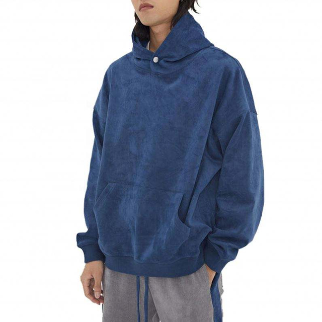 Sudaderas con capucha de gamuza sint&eacute;tica para hombre, jersey de algod&oacute;n de gran tama&ntilde;o con logotipo personalizado, fabricante OEM, liso, de alta calidad