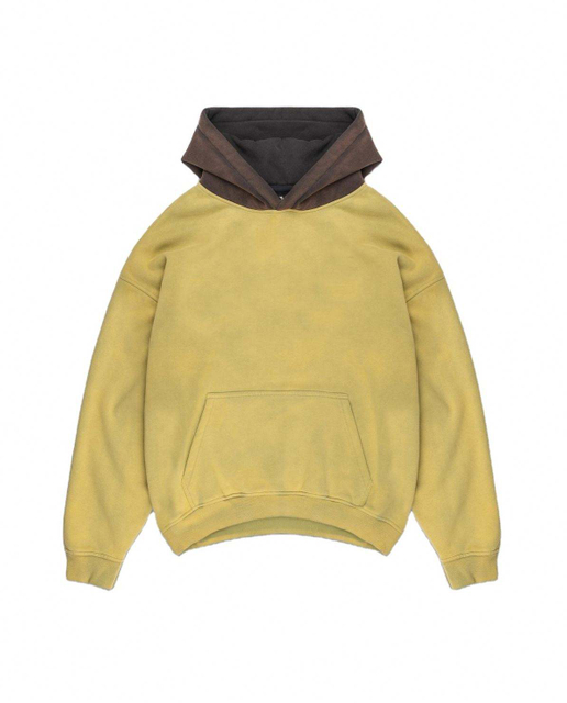 تصنيع المعدات الأصلية الصانع مخصص أحدث تصميم رجل القطن سمك الفرنسية تيري خمر غسلها قطرة الكتف Colorblock هوديي