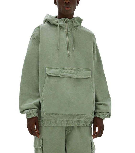 Κατασκευαστής Oem Κινεζικό Factory Plus Size Custom Denim Jacket Anorak