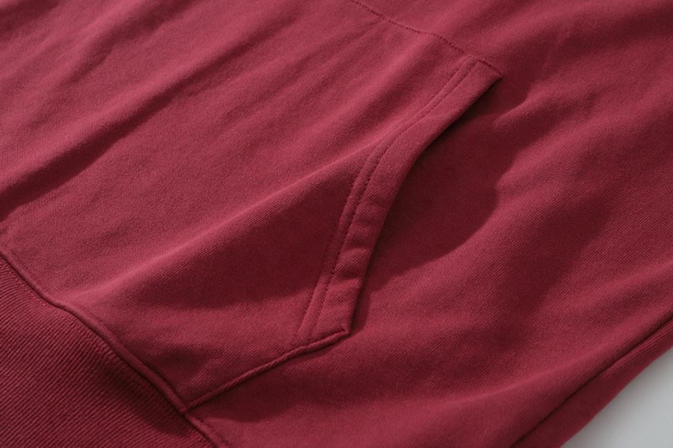 OEM v&yacute;robce přizpůsoben&yacute; svetr s kapuc&iacute; Jednobarevn&yacute; pr&aacute;zdn&yacute; svetr s kulat&yacute;m v&yacute;střihem a dlouh&yacute;m ruk&aacute;vem
