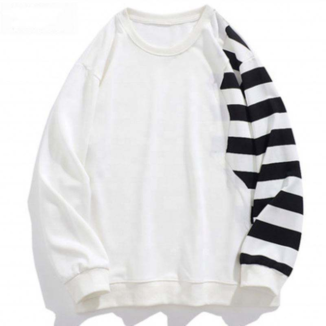 OEM-Hersteller ma&szlig;geschneiderte Stripe Casual Custom Sweatshirt Plus Size Hoodies Herren Hoodies