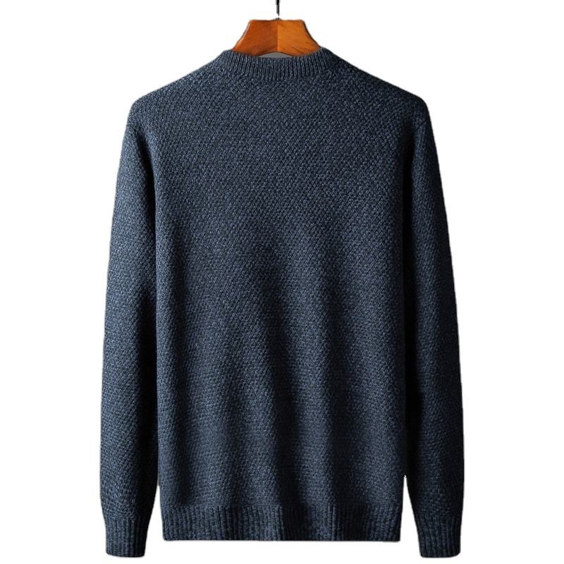 Custom LOGO pattern autumn and winter men's sweater round neck sweater