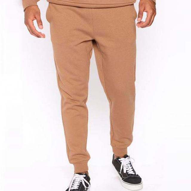 Pantalon de jogging personnalis&eacute; pour hommes, couleur unie, cordon de serrage, taille &eacute;lastique, vente en gros