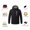 Venta al por mayor abrigo c&aacute;lido de invierno impermeable conector USB caza calentador al aire libre bater&iacute;a recargable chaqueta calentada