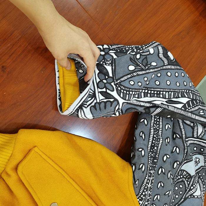 Custom Contrast Sleeve Varsity Jacket Dragkedja Stativ krage M&auml;n Motorcykel Jacka