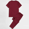 New Fashion Tracksuits 2021 Soam Front Detail Solidus Color Men Summer Tracksuit Set