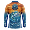 Polyesterov&aacute; tkanina celoplošn&aacute; sublimačn&aacute; potlač Ryb&aacute;rske oblečenie Custom Uv Upf 50 Protection Quick Dry Fishing Tričko