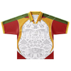 Benutzerdefinierte Streetwear-Retro-Fu&szlig;ball-T-Shirts im Farbblock-Paspeldesign. &Uuml;bergro&szlig;e Camisas De Futbol-Fu&szlig;ball-Shirts mit individuellem Logo
