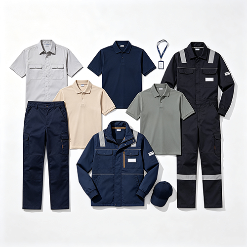 Abbigliamento da lavoro ricamato personalizzato personalizzato