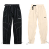 L&auml;ssige Streetwear, schwei&szlig;ableitende, gewebte Utility-Hose, Unisex, seitlicher G&uuml;rtelverschluss, verstellbare Manschette, Kn&ouml;chel-Entenstoff-Cargohose