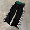 P&aacute;nsk&eacute; lež&eacute;rn&iacute; tepl&aacute;ky na zak&aacute;zku French Terry Stripe Flare Baggy tepl&aacute;ky s dvojit&yacute;m pasem Vysok&eacute; hip-hopov&eacute; vyš&iacute;van&eacute; voln&eacute; kalhoty