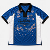 Kl&aelig;r produsent tilpasset sublimering trykt fotballdrakter Merkebokstaver 3D broderi Polo krage Fotball T-skjorter Engros