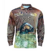 Chemise de p&ecirc;che &agrave; boutons avec graphiques par Sublimation Upf 35 personnalis&eacute;s, Performance, Protection Uv, s&eacute;chage rapide, v&ecirc;tements de p&ecirc;che &agrave; manches longues