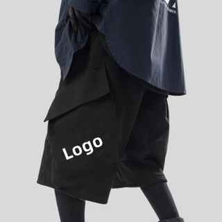 M&auml;nner Sommer Kurze Streetwear Hohe Qualit&auml;t 100% Premium Baumwolle Vintage Lose Shell Shorts L&auml;ssige Gewaschen Jugend Gro&szlig;e Tasche Shorts