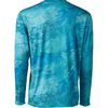 ระเหิดพิมพ์กระเป๋า Pfg ประสิทธิภาพ Vented Uv ป้องกันแขนยาวขายส่งที่กำหนดเอง Upf50 Camo เสื้อตกปลาสำหรับบุรุษ