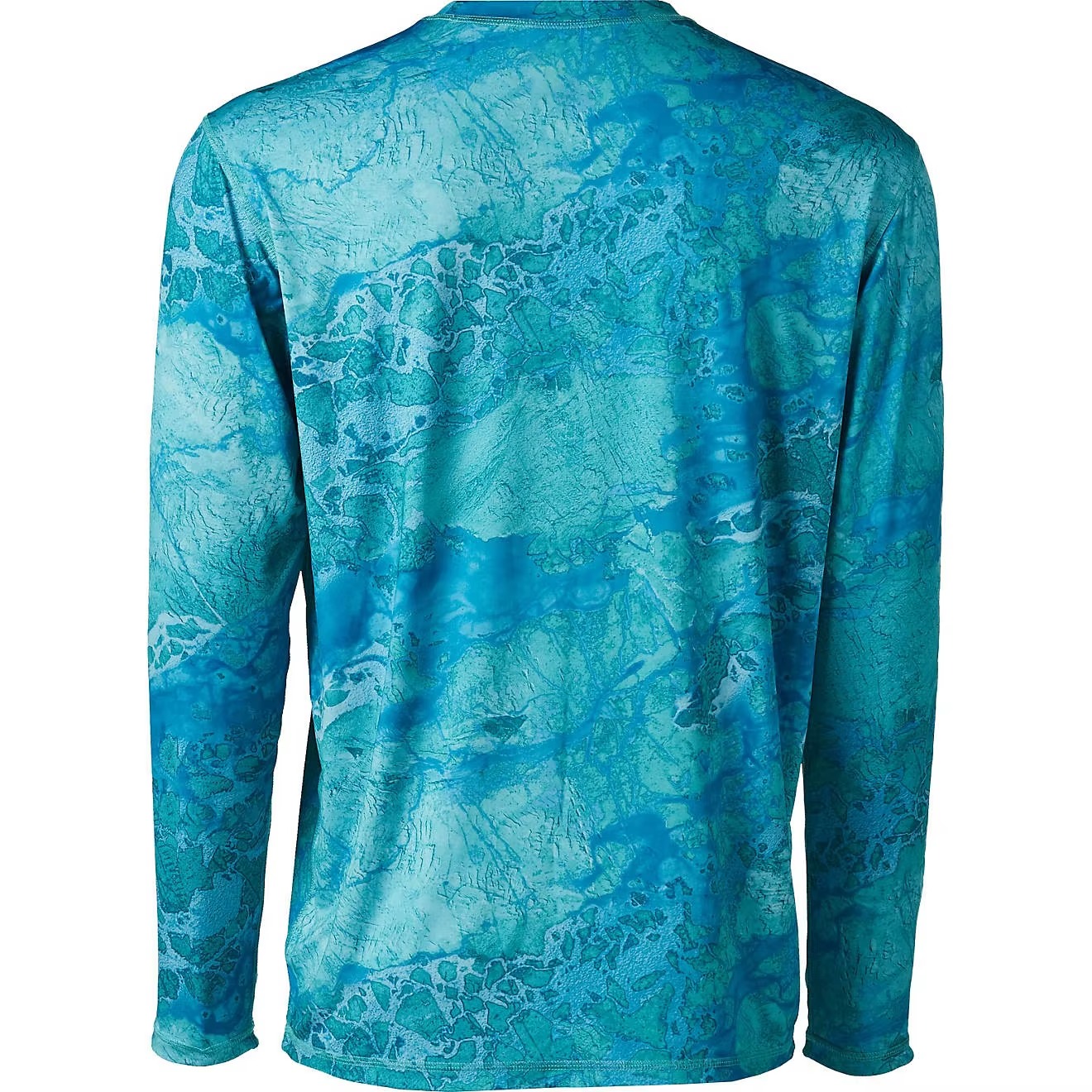 ระเหิดพิมพ์กระเป๋า Pfg ประสิทธิภาพ Vented Uv ป้องกันแขนยาวขายส่งที่กำหนดเอง Upf50 Camo เสื้อตกปลาสำหรับบุรุษ