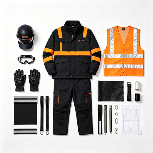 Chaqueta de uniforme de jinete de entrega personalizada