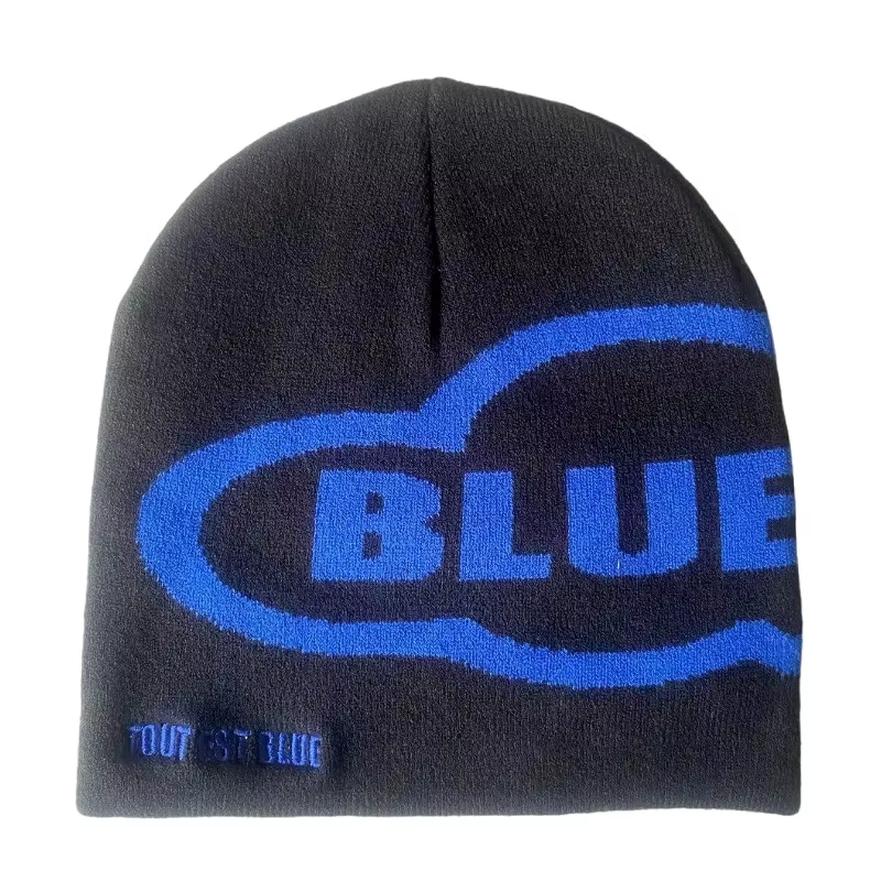 Brugerdefineret engros logo h&oslash;j kvalitet Beenies s&aelig;lger kranie Print Jacquard Winter Producenter Beanies Hat