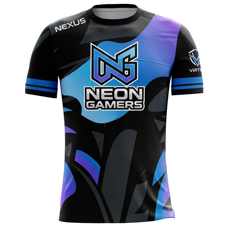 Camisa uniforme personalizada de servi&ccedil;o OEM logotipo da equipe de marca personalizada com impress&atilde;o sublimada camisetas esportivas
