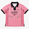 Fabricant de v&ecirc;tements personnalis&eacute; Sublimation imprim&eacute; maillot de football marque lettres broderie 3D col polo T-shirts de football en gros