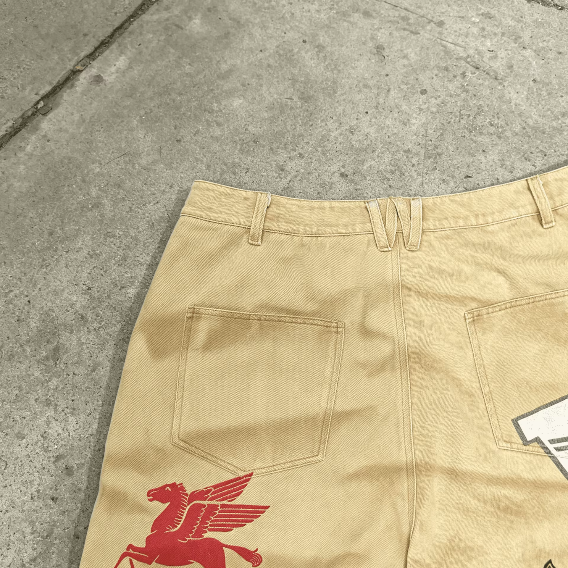OEM ODM Custom Logo Vintage Washed P&aacute;nsk&eacute; šortky s vysok&yacute;m pasem Voln&yacute; Letn&iacute; Streetwear Canvas Full Print
