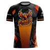 Camisa uniforme personalizada de servi&ccedil;o OEM logotipo da equipe de marca personalizada com impress&atilde;o sublimada camisetas esportivas